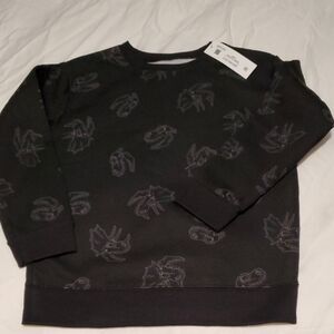 Black Graphic Sweater 5T DINOS